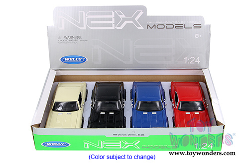 Welly - Chevy Chevelle SS396 Hardtop (1968, 1/24 scale diecast model car, Asstd.) 29397/4D