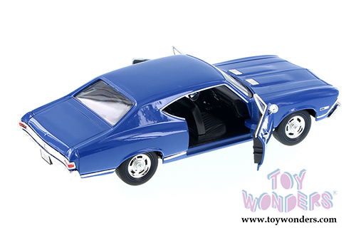 Welly - Chevrolet Chevelle SS 396 Hardtop (1968, 1/24 scale diecast model car, Blue) 29397WBU