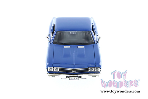 Welly - Chevrolet Chevelle SS 396 Hardtop (1968, 1/24 scale diecast model car, Blue) 29397WBU