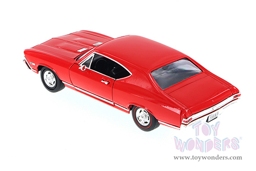 Welly - Chevy Chevelle SS396 Hardtop (1968, 1/24 scale diecast model car, Red) 29397WR