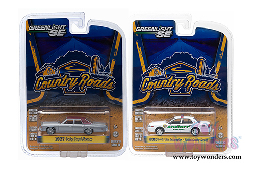 Greenlight - Country Roads Series 13 (1/64 scale diecast model car, Asstd.) 29810/6