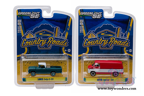 Greenlight - Country Roads Series 14 (1/64 scale diecast model car, Asstd.) 29830/48