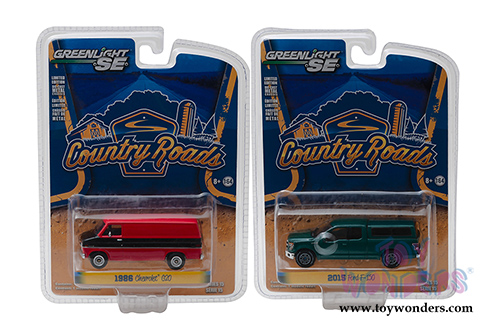 Greenlight - Country Roads Series 15 (1/64 scale diecast model car, Asstd.) 29850/48