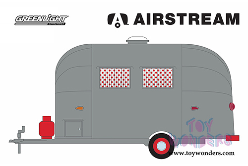 Greenlight - Airstream 16' Bambi Sport Travel Trailer (1/64 scale diecast model car, Silver) 29857