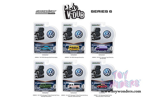 Greenlight - Club Vee-Dub Series 6 (1/64 scale diecast model car, Asstd.) 29890/6