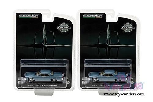Greenlight - Lincoln Continental (1965, 1/64 scale diecast model car, Madison Gray) 29895/48