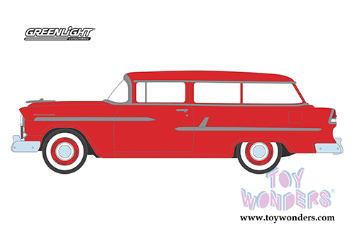 29910B/48 Greenlight 1955 Chevrolet Two-Ten Handyman Estate Wagons Series 1 model diecast car