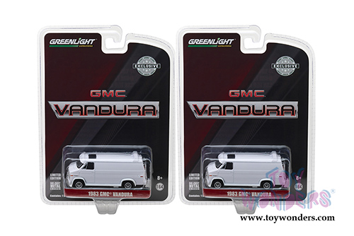 Greenlight - GMC&reg; Vandura Custom Van (1983, 1/64 scale diecast model car, White) 29939/48
