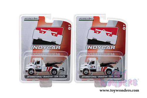 Greenlight - International&reg; DuraStar&reg; Tow Truck Indycar (2018, 1/64 scale diecast model car, White) 29952/48
