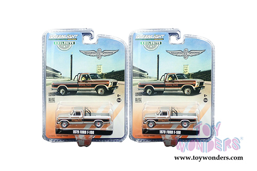 Greenlight - Ford F-100 63rd Annual Indianapolis 500 Mile Race Official Truck (1979, 1/64 scale diecast model car, Silver/Black) 29979/48