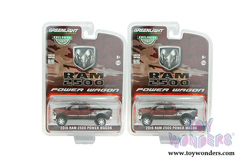 Greenlight - Dodge Ram 2500 Power Wagon (2016, 1/64 scale diecast model car, Delmonico Red Pearl) 29981/48