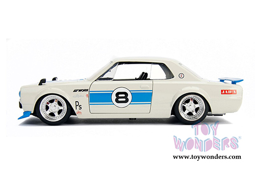 Jada Toys - Metals Die Cast | JDM Tuners&trade; Nissan Skyline GT-R Hardtop (1971, 1/24, diecast model car, Asstd.) 30009DP1