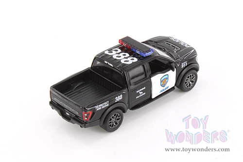 3001DP Kinsmart 2022 Ford-F150 Raptor Police Diecast Model Car