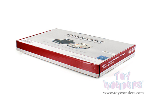 3002DF Kinsmart 1955 Chevy Stepside Pickup Truck Livery Diecast Model Car 