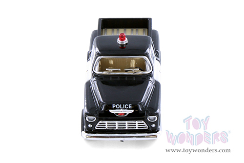 3002DP Kinsmart 1955 Chevy Stepside Pickup Truck Police Diecast Model Car