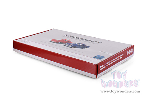 3002DPR Kinsmart 1955 Chevy Stepside Pickup Truck Police Firefighter Diecast Model Car