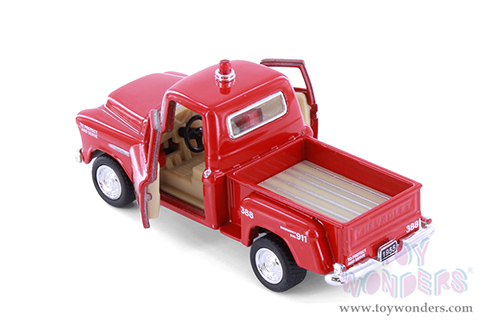 3002DPR Kinsmart 1955 Chevy Stepside Pickup Truck Police Firefighter Diecast Model Car