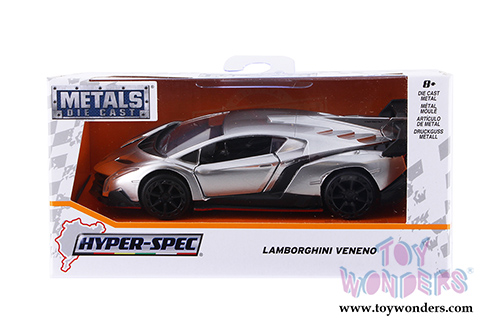 Jada Toys - Metals Die Cast | Hyper-Spec Lamborghini Veneno Hardtop (2017, 1/32, diecast model car, Asstd.) 30101WA1