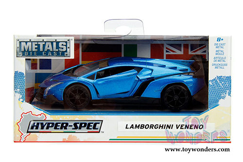 Jada Toys - Metals Die Cast | Hyper-Spec Lamborghini Veneno Hardtop (2017, 1/32, diecast model car, Asstd.) 30101WA1