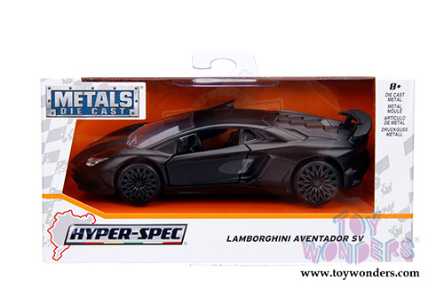 Jada Toys - Metals Die Cast | Hyper-Spec Lamborghini Aventador SV Hard Top (2017, 1/32, diecast model car, Asstd.) 30109WA1