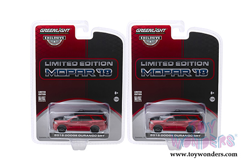 Greenlight - Dodge Durango SRT - Limited Edition MOPAR '18 (2018, 1/64 scale diecast model car, Octane Red/Black) 30131/48