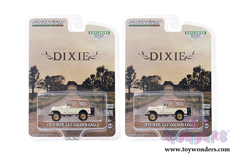 Greenlight - Jeep&reg; CJ-7 Golden Eagle Dixie (1979, 1/64 scale diecast model car, Cream) 30175/48
