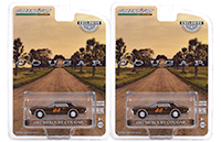 Greenlight - Mercury Cougar #44 Hardtop (1967, 1/64 scale diecast model car, Dark Brown/Black) 30183/48
