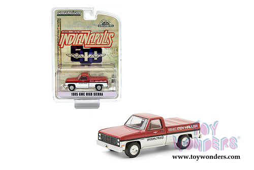 Greenlight - GMC High Sierra Pickup Official Truck with Bed Cover - 69th Annual Indianapolis 500 Mile Race GMC Indy Hauler (1985, 1/64 scale diecast model car, Red/White) 30202/48