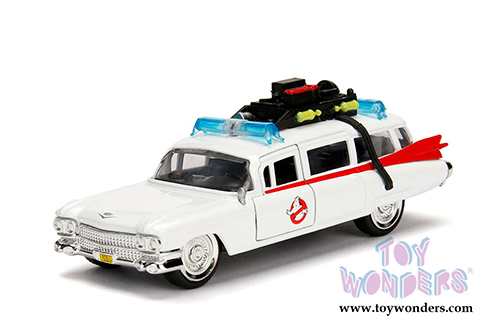 Jada Toys - Metals Die Cast | Ghostbusters&trade; Ecto-1&trade; Cadillac Ambulance (1/32 scale diecast model car, White) 30207DP1