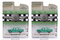 Greenlight - Checker Taxi Zone Cab Co. (1969, 1/64 scale diecast model car, Light Green) 30232/48