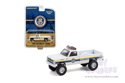 Greenlight - Chevrolet&reg; M1008 Pickup Truck - Philadelphia, Pennsylvania Police (1986, 1/64 scale diecast model car, White) 30241/48