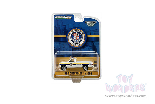 Greenlight - Chevrolet&reg; M1008 Pickup Truck - Philadelphia, Pennsylvania Police (1986, 1/64 scale diecast model car, White) 30241/48
