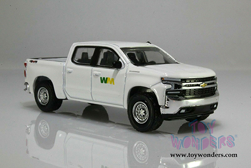Greenlight - Chevrolet&reg; Silverado Pickup Truck Waste Management (2020, 1/64 scale diecast model car, White) 30255/48