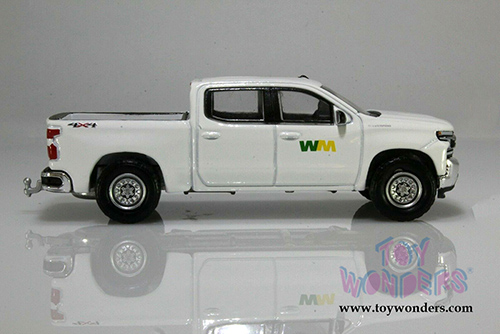 Greenlight - Chevrolet&reg; Silverado Pickup Truck Waste Management (2020, 1/64 scale diecast model car, White) 30255/48