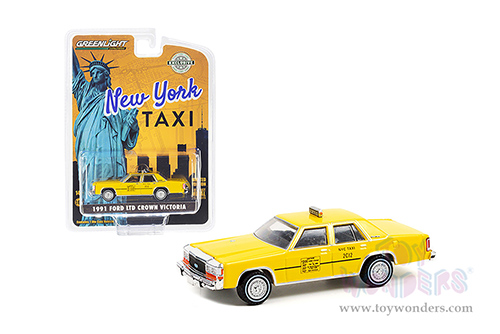 Greenlight - Ford LTD Crown Victoria - NYC Taxi (1991, 1/64 scale diecast model car, Taxi) 30290/48
