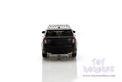 Greenlight - Ford Police Interceptor Utility - Fishers Police Department (2022, 1/64 scale diecast model car, Black) 30350/48