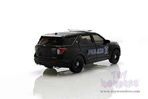 Greenlight - Ford Police Interceptor Utility - Fishers Police Department (2022, 1/64 scale diecast model car, Black) 30350/48