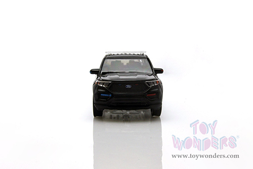 Greenlight - Ford Police Interceptor Utility - Fishers Police Department (2022, 1/64 scale diecast model car, Black) 30350/48