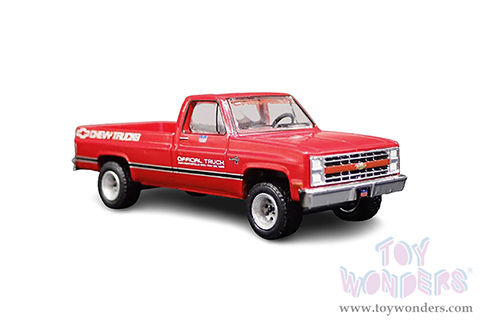 Greenlight - Chevrolet® Silverado Pickup - 70th Annual Indianapolis 500 Mile Race Official Truck (1986, 1/64 scale diecast model car, Red) 30340/48