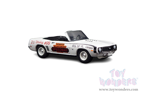 Greenlight - Chevrolet&reg; Camaro Convertible - North Wilkesboro Speedway Official Pace Car, North Wilkesboro, North Carolina (1969, 1/64 scale diecast model car, White) 30346/48