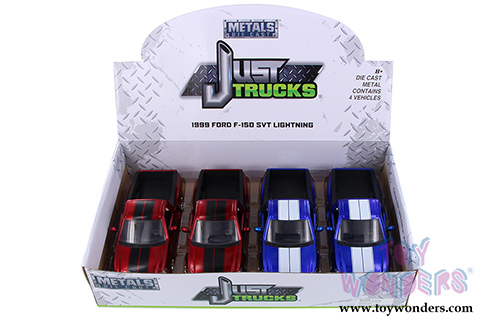 Jada Toys - Metals Die Cast Just Trucks | Ford F-150 SVT Lightning Pickup (1999, 1/24 scale diecast model car, Asstd.) 30359DP1