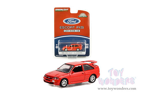 Greenlight - Ford Escort RS Cosworth (1995, 1/64 scale diecast model car, Radiant Red) 30380/48