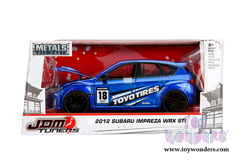 Jada Toys - Metals Die Cast | JDM Tuners&trade; Subaru Impreza WRX STI Hard Top (2012, 1/24, diecast model car, Asstd.) 30389WA1