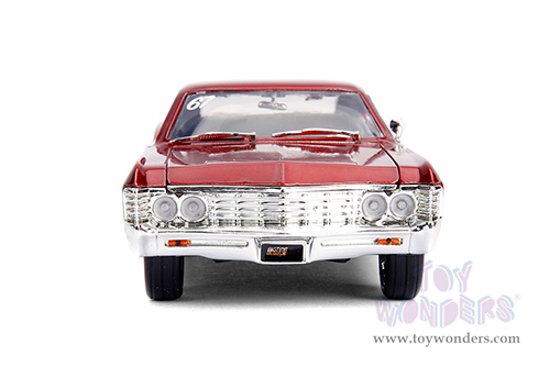 Jada Toys Bigtime Muscle - Chevrolet® Impala™ SS™ #67 "Golden Ruby" (1967, 1/24 scale diecast model car, Red/w Gold) 30529