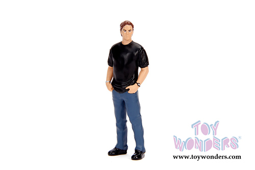 Jada Toys - Metals Die Cast - Build N Collect Model Kit | Fast & Furious Brian's Toyota Supra with Brian Figure (1/24, diecast model car, Orange) 30699