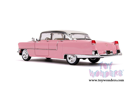 Jada Toys - Hollywood Rides | Elvis Presley Cadillac&reg; Fleetwood Series 60 Hardtop (1955, 1/24, diecast model car, Pink) 30704