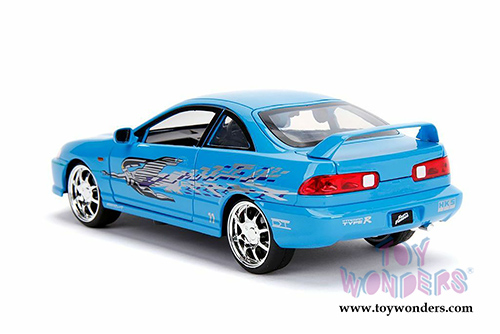 Jada Toys Fast & Furious - Mia's Acura Integra RHD Hardtop (1/24 scale diecast model car, Blue) 30739/4