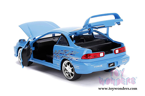 Jada Toys Fast & Furious - Mia's Acura Integra RHD Hardtop (1/24 scale diecast model car, Blue) 30739/4