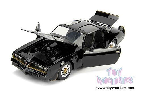 Jada Toys Fast & Furious - Tego’s Pontiac Firebird T-Top (1977, 1/24 scale diecast model car, Black) 30756