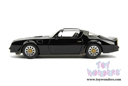 Jada Toys Fast & Furious - Tego’s Pontiac Firebird T-Top (1977, 1/24 scale diecast model car, Black) 30756